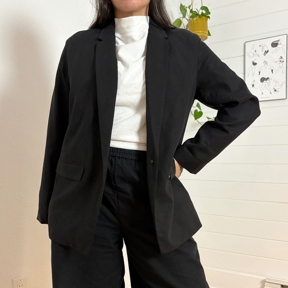 Everlane the easy blazer in black - Picture 2 of 6